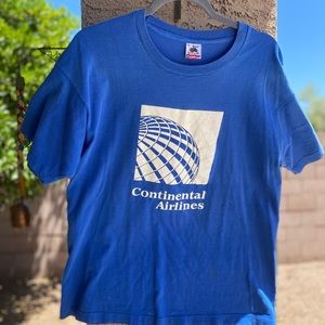 *VINTAGE* Continental Airlines t shirt.